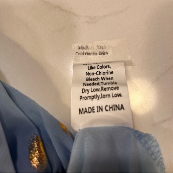 Bikinishe Blue Chiffon Boho tiered maxi dress - Picture 9 of 14